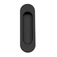 Mušle Naturel FT3665 ovál, čierna matná, 125x40x13 mm FT3665ACBS