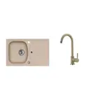 Set drezu a batérie Alveus RECORD 30 + bat. AM 120 beige SETA110