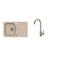 Set drezu a batérie Alveus RECORD 30 + bat. AM 120 beige SETA110