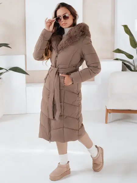 Dámská zimní bunda s kapucí