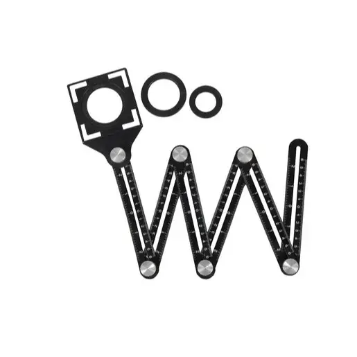 Viacúčelové Pravítko Multi Tools s otvory VYMPRAV