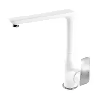 Novaservis Nobless Tina drezová batéria s otočným ramienkom biela / chróm 38714,1 38714.1