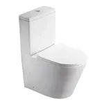 WC kombi kombinovaný SAT Infinitio biela matná mat Vario SATINF031VPSNWM