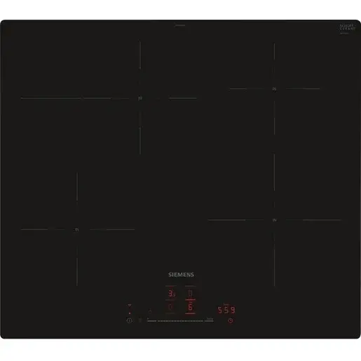 Indukčná varná doska Siemens 60 cm zápustný design, inštalácia do roviny pracovnej dosky EH601HFB1E