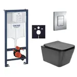 Závesný WC set do ľahkých stien / predstenová montáž SAT Infinitio SIKOGRSIN12BE