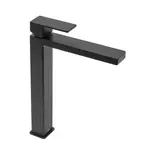 Vysoká umývadlová batéria SAT Vision bez výpuste čierna matná SATBSVI285C