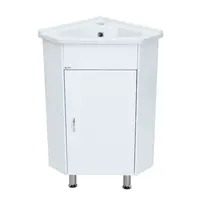 Kúpeľňová skrinka s umývadlom Keramia Pro 57,3x41 cm biela PRORSDV