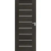 Interiérové dvere Naturel Perma pravé 70 cm brest antracit PERMAJA70P