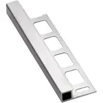 Lišta ukončovací " pravouhlý" Havos, hliník, dĺžka 250 cm, výška hrany 8 mm, ALH8250