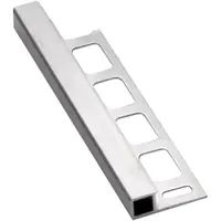 Lišta ukončovací " pravouhlý" Havos, hliník, dĺžka 250 cm, výška hrany 8 mm, ALH8250