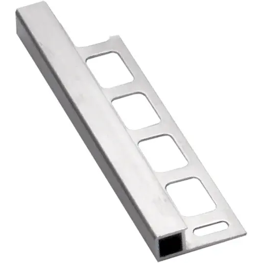 Lišta ukončovací " pravouhlý" Havos, hliník, dĺžka 250 cm, výška hrany 8 mm, ALH8250