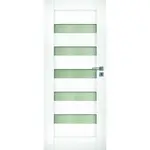 Interiérové dvere Naturel Accra ľavé 60 cm biele ACCRACPLB60L