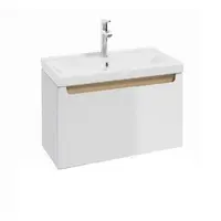 Kúpeľňová skrinka s umývadlom Naturel Stilla 60x30x45 cm biela STILLAD06007U3