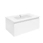 Kúpeľňová skrinka s umývadlom SAT B-WAY 79x30x45 cm biely lesk BWAY80WU4