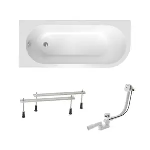 Asymetrická vaňa Laguna Rajka 170x72,5 cm akrylát ľavá SIKOVRAJ170LAPN