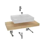 Hansa Dolce kúpeľňová zostava s doskou pod umývadlo 100x8x50 cm dub halifax KSETDO12