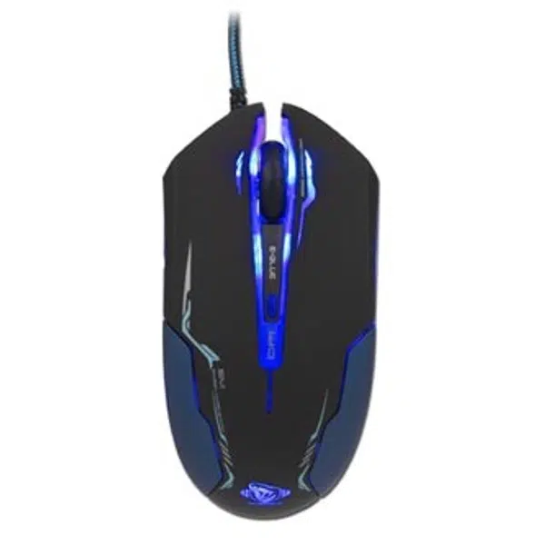 E-blue Myš Auroza, 3500DPI, optická, 6tl., drátová USB, černá