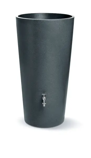Sud na dešťovou vodu RAINBOWL FLOWER antracit 150l PRRRAF150-S433