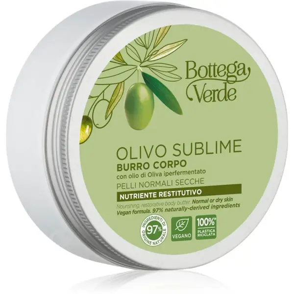 Bottega Verde Olivo Sublime vyživujúce telové maslo s olivovým olejom 150 ml