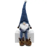 Skřítek visící nohy 68cm- mix