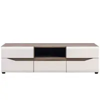 Tv stolek Lionel Li01 dub sonoma/bílá