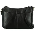 Dámská kožená crossbody kabelka černá - Katana Ristta