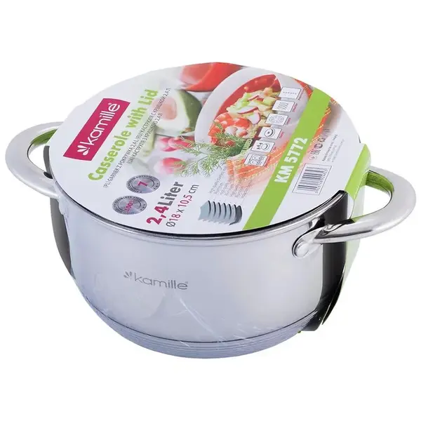 Hrnec 2.4l /18*10.5cm nerez 5772 Kamille