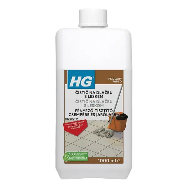 HG čistič na dlažbu s leskem 1l