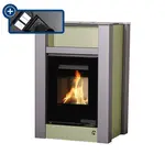 Kachle s výmenníkom AQUAFLAM VARIO LEND 11/5kW olivová, elektronická regulácia FLHSF34-069