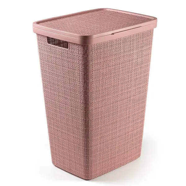 Koš na prádlo Jute 58L růžový 255198 Curver