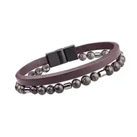 Kožený náramek W-TEC Cronkroad 24 cm