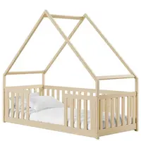 Posteľ Domček Bee 90x200 borovica