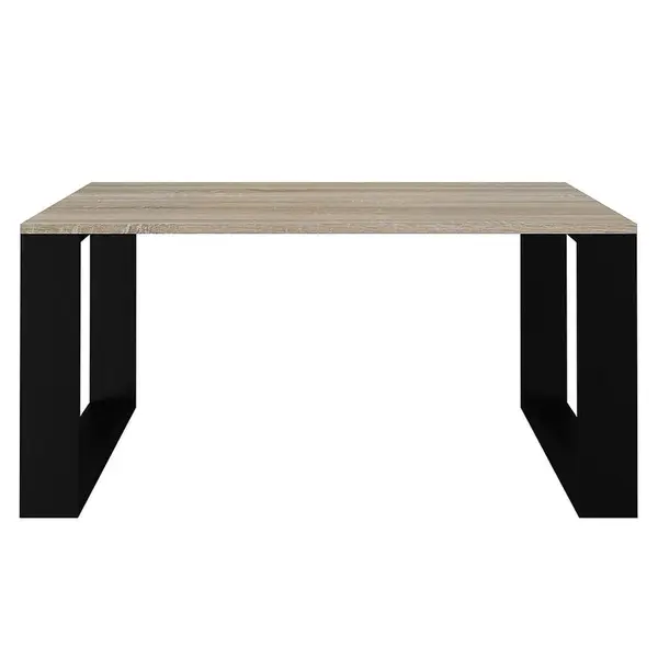 Konferenční stolek Modern sonoma/černá