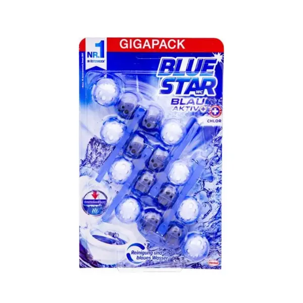 Blue Star Blau Aktiv WC blok Chlor 4 x 50 g