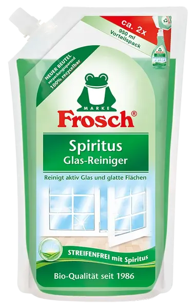Frosch Eko čistič skla Spiritus náhradní náplň 950 ml