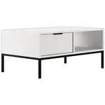 Konferenční stolek 100 Austin bílá/černá