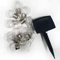 Dekorativní 10x LED venkovní solární řetěz 2m IP44 Trixline