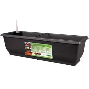 Kvetináč Samonav Torenie 75 cm/antracit