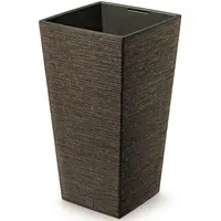 Kvetináč Furu štvorec Eco Wood 265 – káva eco