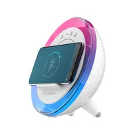 Noční lampa s RGB světlem, nabíječkou chytrého telefonu a reproduktorem