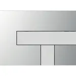 Tlačidlo Los lesklý chróm/alpská biela 16.733.00.0016