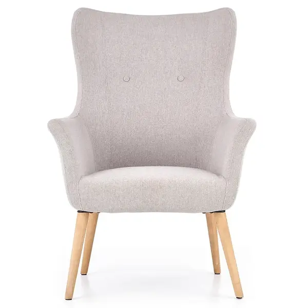 Kreslo Cotto svetlosivá