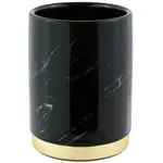 Pohár keramika čierno-zlatý