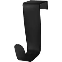 Vešiak trendy 1-hak 2 ks čierny 8284