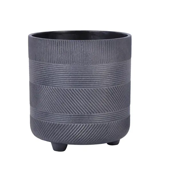 Kvetináč LC5006 čierna 13x15 cm