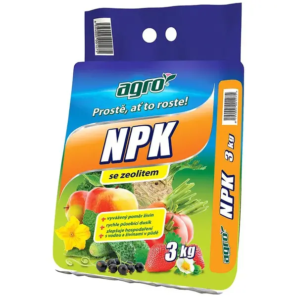 AGRO Hnojivo minerálne  NPK 3 kg