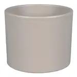 Obal na kvetináč ZEUS PALETE keramický tmavobéžový mat 11 cm