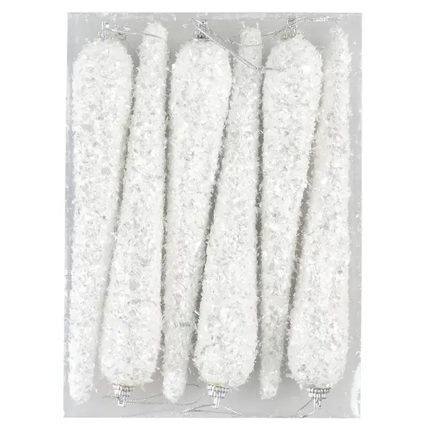 Sada rampouchů postříbřených (6 ks) BN0295