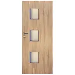 Dvere vnútorné Trio 3*3 60P dub sonoma