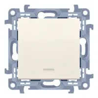 Jednopólový vypínač s podsvietením LED CW1L.01/41